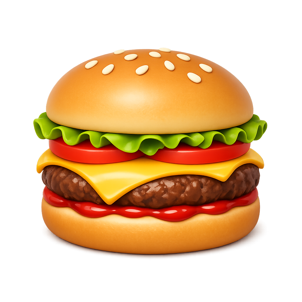 Fast Food Clipart | 30 3D PNG Images