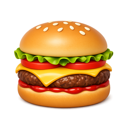 Fast Food Clipart | 30 3D PNG Images