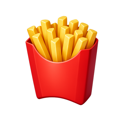 Fast Food Clipart | 30 3D PNG Images