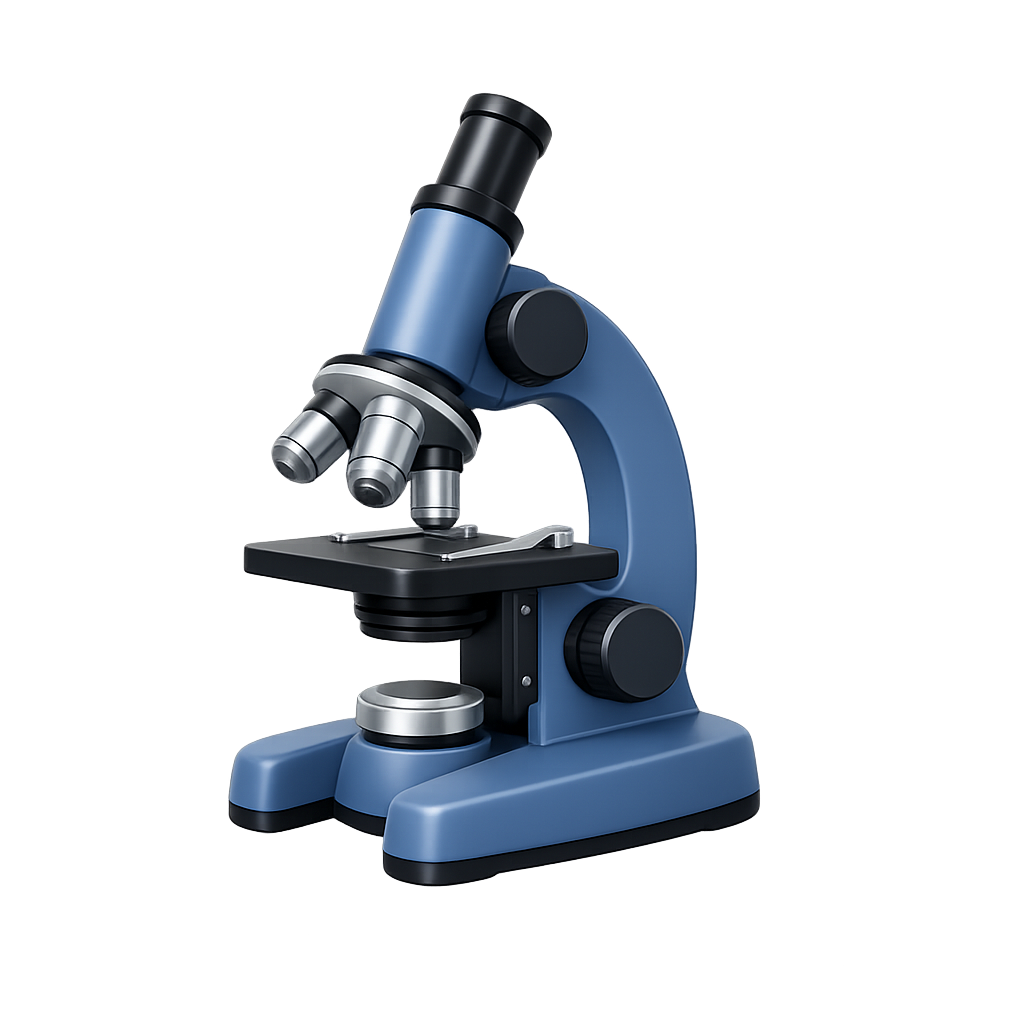 3D microscope PNG with transparent background