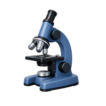 3D microscope PNG with transparent background