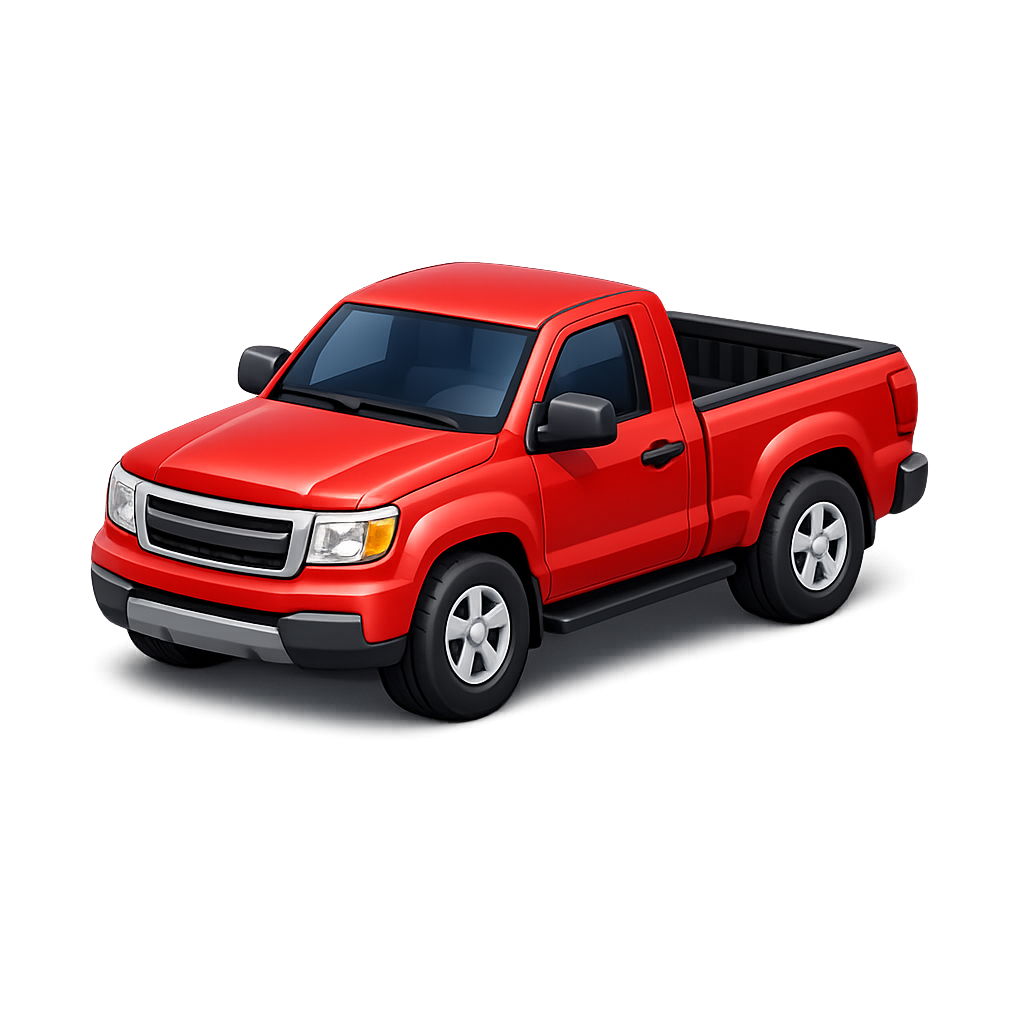 Pickup truck PNG image with transparent background