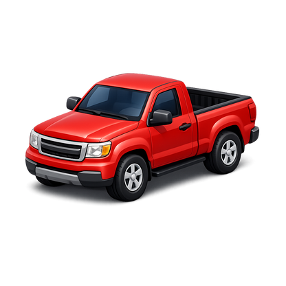 Pickup truck PNG image with transparent background